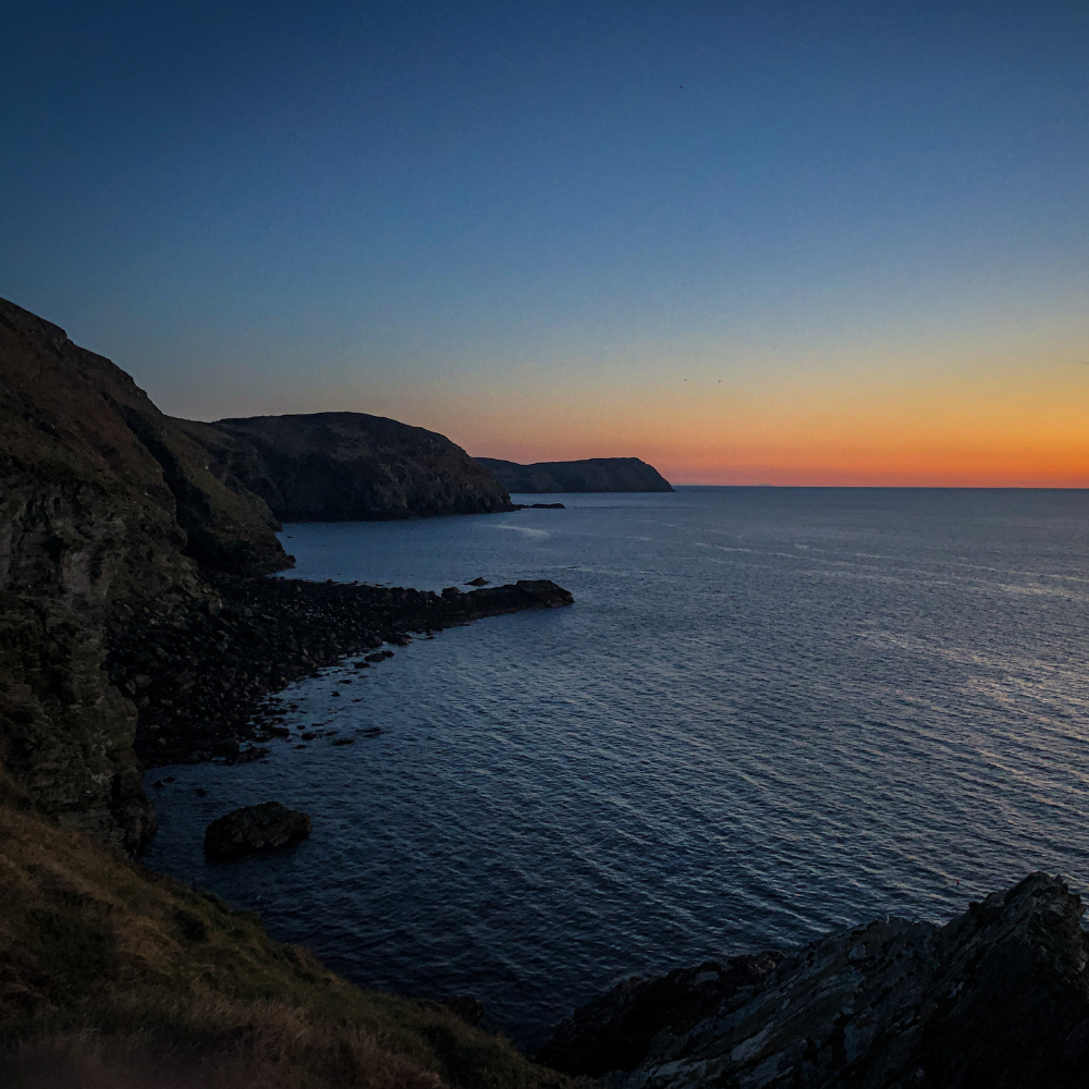 A photo of Niarbyl on the West coast of the Isle of Man