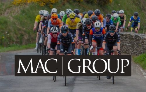 An image from the Isle of Man Junior & Youth tour with the MAC logo